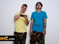 Busty Stepmoms in Taboo Army Training with Hardcore Blowjob and Cumshot