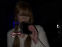 Amerikanisch, Blondine, Kondom, Süss, Erstes mal, Zopf, Rock, Student