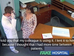 Sabina Black's fakehospital injection relieves her curvy patient's back pain