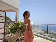 Asiático, Hd, Hotel, Al aire libre, Pequeña, Coño, Flaco, Adolescente