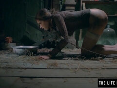 Sucer une bite, Bouteille, Brunette brune, Érotique, Masturbation, Chatte, Adolescente, Nénés