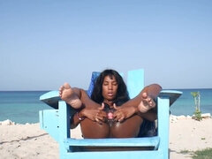 お尻, ビーチ, フェラチオ, 黒人, Hd, ラティーナ, 乳首, オマンコ