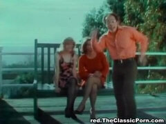 Vintage porn movie with two ladies