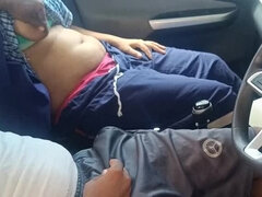 Bus, Voiture, Fille, Hd, Indienne, De plein air, Épouse