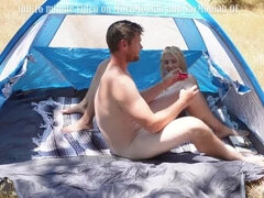 Amateur, Culo, Rubia, Pareja, Corridas, Corridas faciales, Hd, Público