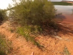 Verga grande, Tetas grandes, Polla, Casero, Desnudo, Al aire libre, Público, Voyeur