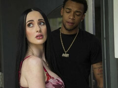 18, デカチン, デカパイ, フェラチオ, 茶髪の, 異人種間, 剃毛, ガリガリ