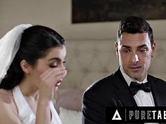 PURE TABOO Cunning Best Man Seduces Sad Bride Valentina Nappi Into Cheating For Sinful Rough Anal: Porn