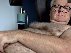 Daddy cums on cam