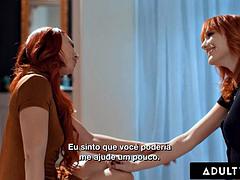 Tetas grandes, Sexo duro, Lesbiana, Lamidas, Realidad, Pelirrojo, Seducido, Afeitado