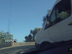 Alluring heartbreaker Sasha Coxx arousing POV video