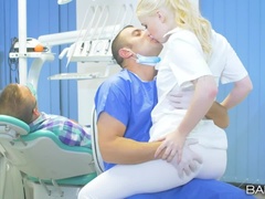 Жопа, Язык в попке, Член, Собачьи, Ласковые ручки, Лизание, Натуральные сиськи, Униформа