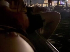 Enthousiasteling, Lul, Hd, Gigantische lul, Gezichtspunt, Openbaar, Bekijker, Vrouw