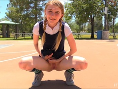 Anal, Doigter, Masturbation, Orgasme, Public, Solo, Jouets, Sous la jupe