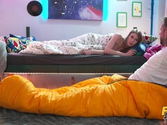 Julia Maze’s Sudden Threesome in Hostel Heat