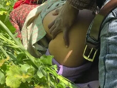 Desi Girlfriend Ritu Outdoor Blowjob & Cowgirl Sex - Full HD Village Fuck