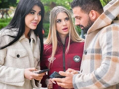 18 jahre, Grosser arsch, Grosser schwanz, Grosse titten, Blasen, Hundestellung, Frau frau mann, Jungendliche (18+)