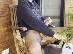 Amateur, Grosse bite, Rondelette, Papa, Poilue, Bite énorme, Masturbation, De plein air