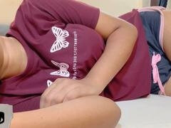 毛深い, インド人, なめる, 母, 公共, オマンコ