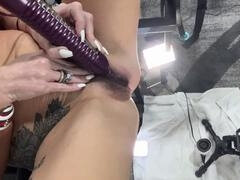 Pareja, Peludo, Masturbación, Bomba, Coño, Juguetes