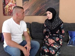 Leie, Arabisch, Blasen, Handjob, Zierlich, Muschi, Strümpfe