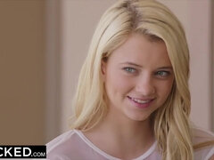 Noire, Blonde, Sucer une bite, Mixte, Queue, Hd, Interracial, Nénés