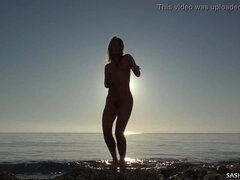 Hd, ヌード, ヌーディスト, アウトドア, 小柄, 公共, ロシア人, オッパイの