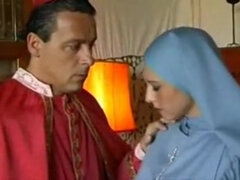 Cul, Bondage, Classique, Tir de sperme, Érotique, Faciale, Mature, Nonne