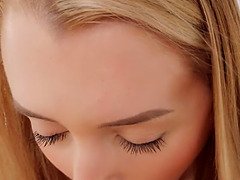 ブロンド, フェラチオ, イく瞬間, 女, オナニー, オーガズム, オマンコ, 剃毛