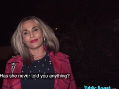 デカパイ, チェコ, チン, ヨーロピアン, 淫乱熟女, 母, 公共, オッパイの