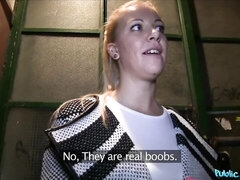 Grote lul, Blond, Pijpbeurt, Hondjeshouding, Geld, Natuurlijke tieten, Tiener, Tieten likken