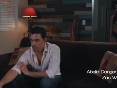 Beauté, Grosse bite, Gros seins, Brunette brune, Plantureuse, Queue, Interracial, Nénés