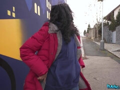 Amateur, Sucer une bite, De plein air, Pov, Public, Adolescente, String, Nénés