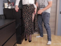 Leie, Grosser arsch, Sperma im mund, Hardcore, Strumpfhose, Ehefrau