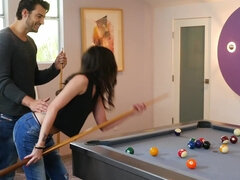 Strand, Blasen, Braunhaarige, Hd, Zierlich, Pool, Titten