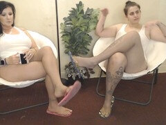 Pieds, Nue  à poil, Nylon, Collant, Chaussures, Spandex