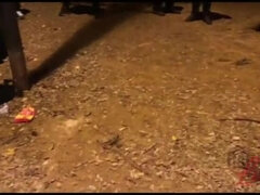 Verga grande, Negro, Rubia, Ébano, Grupo, Interracial, Embarazada, Público