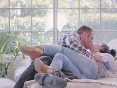 舐める尻, 美女, ヨーロピアン, 足, 毛深い, オマンコ, スパンキング, オッパイの