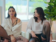 ベッドルーム, 黒人, 茶髪の, 女 人男 人, 異人種間, ラティーナ, オマンコ, オッパイの