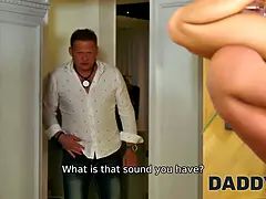 Mooi, Bruinharig, Bedriegen, Daddy, Vriendin, Hd, Russisch, Tiener