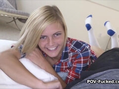 18 años, Rubia, Mamada, Ex novia, Sexo duro, Casero, Pov, Adolescente