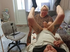 エロ熟女, イく瞬間, チン, 自家製, 入門, 熟年, スペルマ, 義母