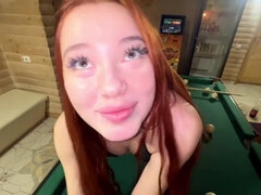 Gros seins, Sucer une bite, Doigter, Hard, Rousse roux