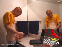 Tristian Bathroom Stroking