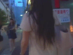 Fetish asian teenager 18+ peeing on stairs