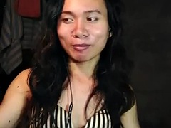 Enthousiasteling, Aziatisch, Mooi, Grote lul, Sperma shot, Filippijnse vrouw, Hardcore, Alleen