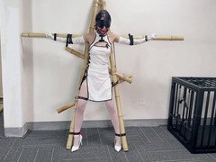 Sadomasoquismo, Chino, Maquina de follar, Nylon, Adolescente, Atada, Juguetes