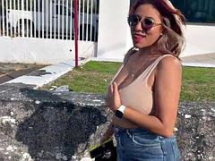 Amerikanisch, Grosser arsch, Grosser schwanz, Hd, Latina, Milf, Mutti, Öffentlich