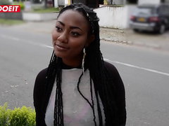 Colombian Ebony gets picked up and fucked