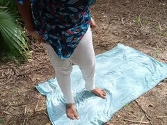 Tromperie, Couple, Hd, Indienne, Domestique, De plein air, Professeur, Plan cul à trois